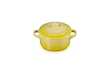 Le Creuset Stoneware Petite Round Casserole, 8-Ounce, Soleil