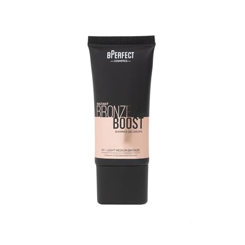 Sérum bronzant BPerfect Instant Bronze Boost Gel Drops hydratant teinte Light-Medium 30ml