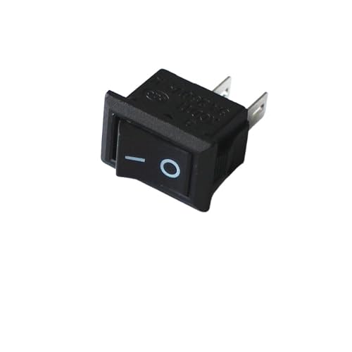 KCD11 interrupteur à bascule noir 10x15mm 2 broches ON-OFF 3A pour petits circuits