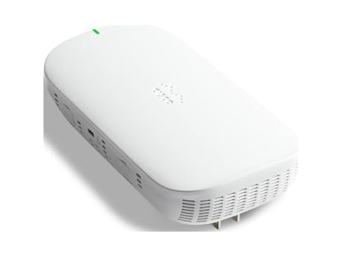 Cisco Business 151AXM Wi-Fi 6 2x2 Mesh Extender - Wall Outlet, 3-Year Hardware Protection (CBW151AXM-B-NA) | Requires Cisco Business 150AX Access Points