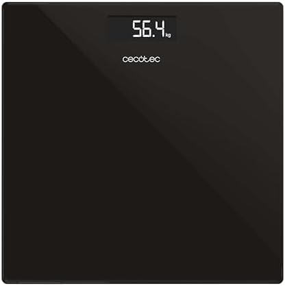 Cecotec Personenwaage Surface Precision, kompaktes Design 30x30 cm, bis 180 kg Tragkraft, Step-on/Step-off Technologie, automatisches Ein-/Ausschalten, rutschfeste Safe Grip Füße,