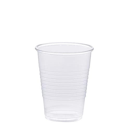 [100 Pack] 3 Oz. Clear Plastic Cups, Small Disposable Bathroom, Mouthwash Polypropylene Cups #TOP1