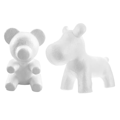 AKOOSY �o���̎q���J�r�ƃN�}�^DIY��H�|���f��2pcs �a�����p�[�e�B�[��w�Z�̃N���t�g�����p �z���͂Ǝ��H�͈�ރt�H�[���͌^