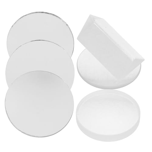 VILLFUL 1 Set Convex Lens Convex Lens for Equipment Round Convex Lens Physics Optics Experiment Kit Glass Transparent