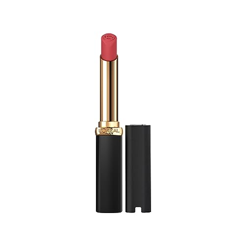 L'Oreal Paris Colour Riche Intense Volume Matte Lipstick, Lip Makeup Infused with Hyaluronic Acid for up to 16HR Wear, Le Coral Gracious, 0.06 Oz - image 1