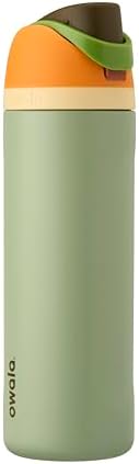 Owala FreeSip Insulated Stainless Steel Water Bottle with Straw, BPA-Free Sports Water Bottle, Great for Travel, 24 Oz, Camo Cool