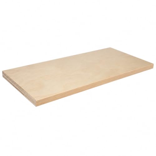 3/4" White Birch Plywood Cabinet Shelf Replacement – Custom Cut to Size Kitchen & Pantry Shelving – UV Finished Wood Shelf (Made to Order)