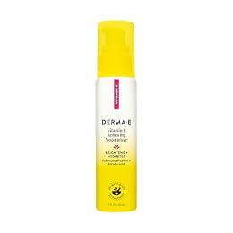Derma E Vitamin C Renewing Face Moisturizer, 2 Oz, Brightening and Hydrating Facial Skin Renewing Cream, Anti-Aging Wrinkle Cream for Women, Day and Night Moisturizer for Face