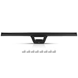 ALLGOOD Tailgate Cap Cover Top Molding Trim Spoiler, Compatible with Chevy Avalanche 2007-2013/Fit Cadillac Escalade EXT 2007-2013, w/Camera Hole 19354904, 19354903, 15902098, 25865156, GM1994113
