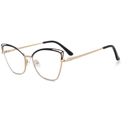 Lunettes de vue œil de chat pour femme monture légère anti glissement
