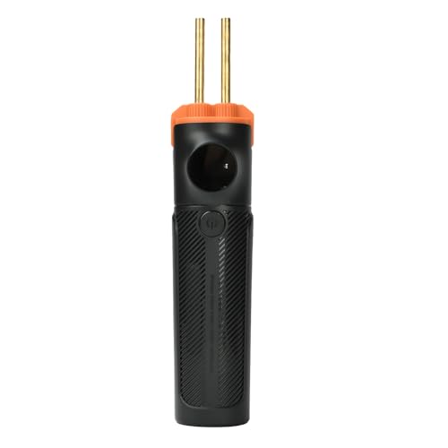 EasyByMall Outil de soudage sans fil en plastique, buse de 41 mm à air chaud pour réparation de pare-chocs de voiture, kit de soudeur sans fil léger à chauffage rapide