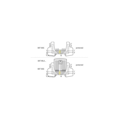 Mécanisme relais bxt-bas Dehn 920300 boîtier rail DIN compact - 4