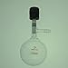 Proglass 100mL Reaction Schlenk Round Bottom Flask with High Vacuum Valve