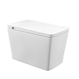 Swiss Madison Concorde Square Smart Toilet with Bidet Built In 1.28 GPF Dual Flush, Auto Open & Close, Auto Flush, Foot Sensor, Led Display, Remote Control
