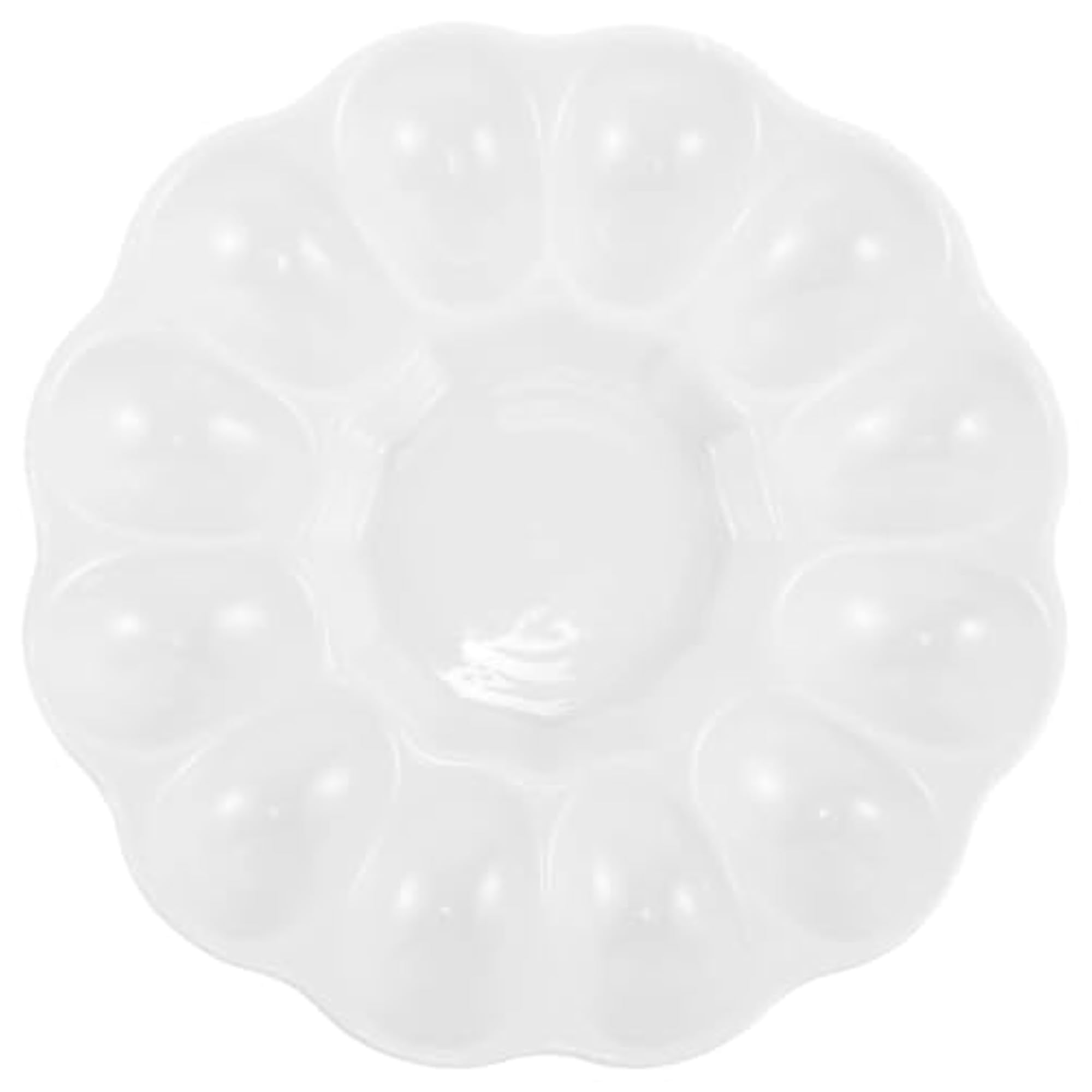 Ceramic Deviled Egg Platter, Easter Egg Holder & Serving Tray