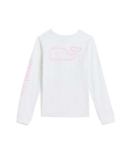 Image of Vineyard Vines Girls Vintage Whale Long-Sleeve Pocket Tee
