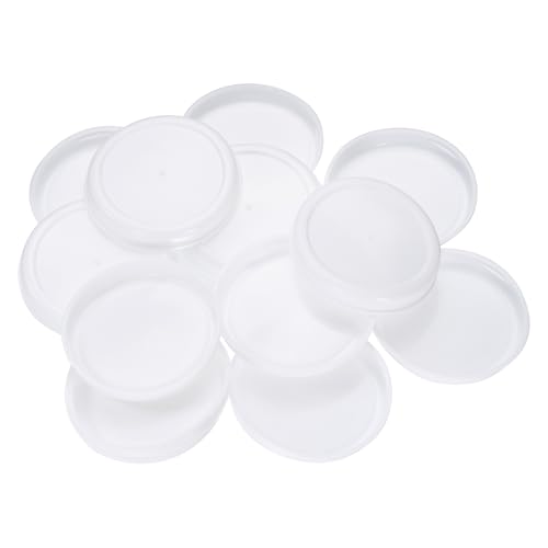 QUARKZMAN 100 Stück Versandhülsen-Endkappen 3 ID Runde Karton-Versandhülsen-Endkappen Schützende Kunststoff-Poster-Endkappen für Papier-Versandhülsen Versand von Dokumenten und Kunst