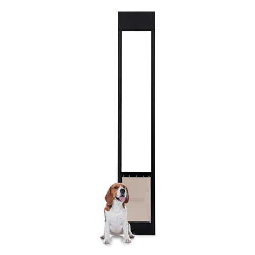 PetSafe Sliding Glass Pet Door - Large Black