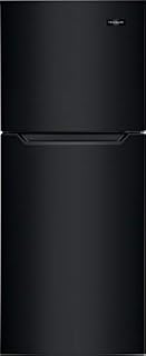 Frigidaire 11.6 Cu. Ft. Compact ADA Top Freezer Refrigerator in Black with Electronic Control Panel, Reversible Door Swing, ENERGY STAR