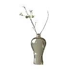 Vaso di vetro trasparente con composizione di fiori secchi, adatto for la decorazione della casa di nozze (Color : Style 03)