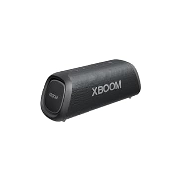 Caixa de Som Bluetooth LG Xboom Go XG5S - Bateria 18H, 20W RMS, Iluminação de Estúdio, IP67, Track Woofer de Fibra de Carbono