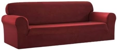 Miniatura 5 de Sapphire Home Juego de fundas de sofá y sofá biplaza de 2 piezas, ajuste elástico, sin arrugas, protector de muebles, fundas de sofá para sala de