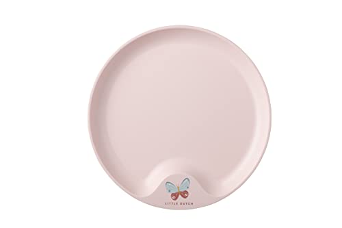 Mepal - Assiette enfant Mio - Plateau-repas enfant - Plat adapté aux enfants - Vaisselle pour enfant - Résiste au micro-ondes et au lave-vaisselle - Sans BPA – Flowers & Butterflies