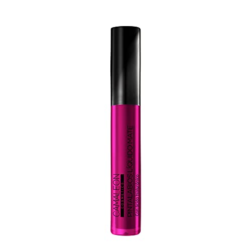 Camaleon Cosmetics - Pintalabios líquido mate - Tono morado vino - Permanente 16h - Vegano