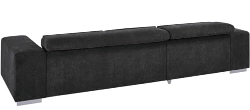 Image of Royale Hand Tufted Seven (3+2+2) Seater Elegant Wooden Base Sofa In Wide Extravagant Fabric, Gives Luxurious Look For Home /Living Room /Office /Guest Room /Hotels, Black