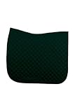Equinavia Harstad Dressage Saddle Pad | Classic & Durable | Moisture-Wicking Tricot Backing - Hunter Green - Horse