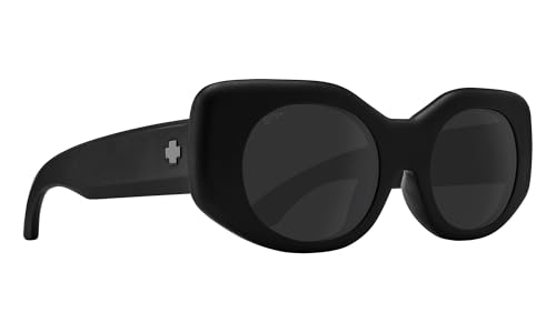 Spy+ - Hangout, Matte Black, Gray, Small-Medium, Sunglasses, Unisex, Adult