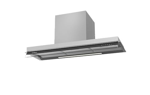 Corberó MARA9075X Filtergruppe, 90 cm, Durchflussmenge 750 m³/h, Farbe Edelstahl, 230 W, 3 Geschwindigkeiten, Aluminiumfilter 3 Schichten, Kohlefilter, Energieeffizienz B