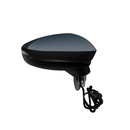Rétroviseur pliant électrique chauffant pour A3 A3L coque noire 14 broches