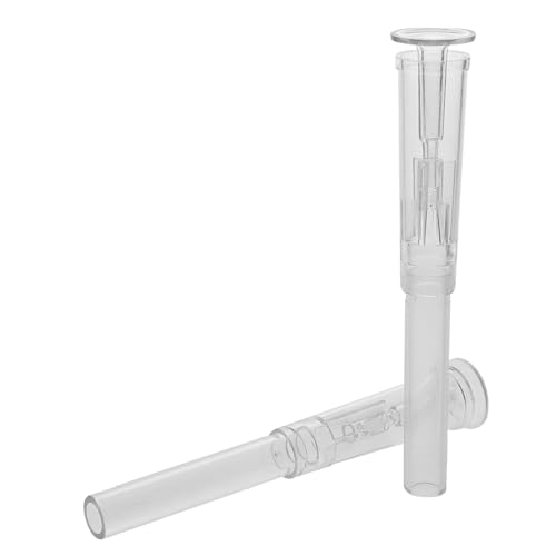 IMIKEYA Boquilla Rociadora para Fuente de Agua 2 Piezas Accesorios Transparentes para Estanques Plástico Instalación Decoración de Uso Interior y Exterior