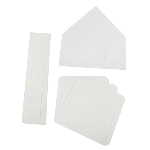 ibasenice 5pcs Baseball Base Non- Rubber Mat for Pitching and Training Thrown Down Bases for Practice