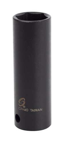 Sunex 2617 1/2-Inch Drive 17-Mm Extra Thin Wall Deep Impact Socket