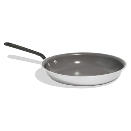 Made In Cookware - 12" CeramiClad Non Stick Frying Pan (Graphite Coating, Black Handle) - 5-Ply Stainless Clad - Professional Cookware - Crafted in USA