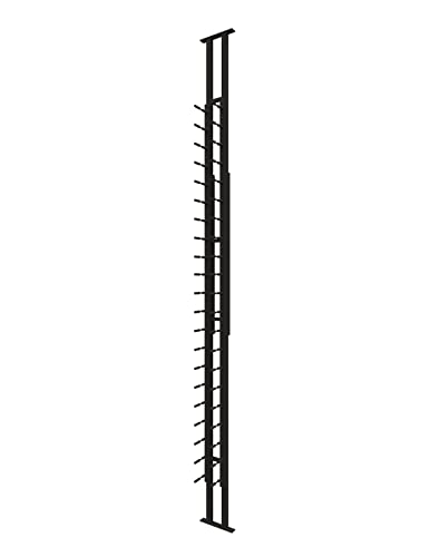 Ultra Wine Racks Floor-to-Ceiling Mount Display (1 Side, Single Deep, Black) - Thumbnail 2
