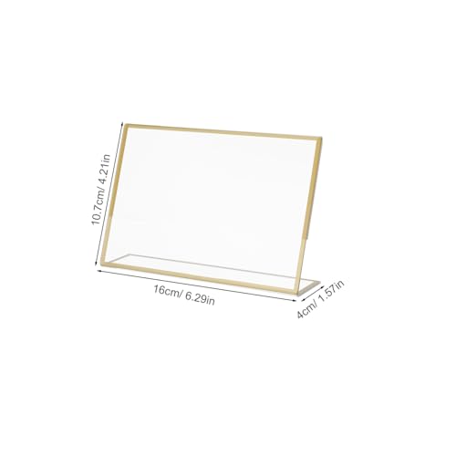 Soportes de números de mesa de acrílico para banquetes de bodas y cenas de gala elegantes 6