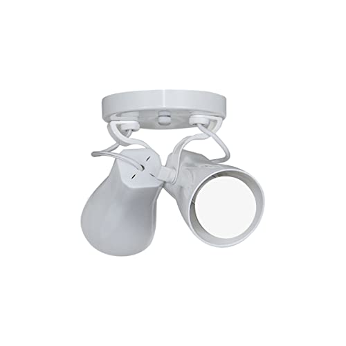 Spot De Sobrepor Duplo 2 Alpha Direcionável E27 Branco