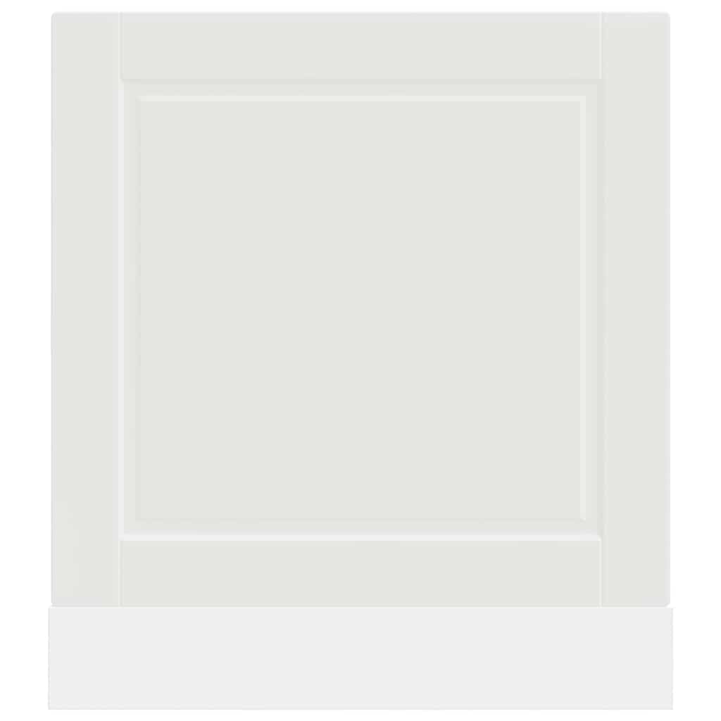 Tomostar Façade de Porte Lave Vaisselle, Panneau Accessoire pour Lave-Vaisselle Cuisine Porto Blanc 60x1,5x67 cm