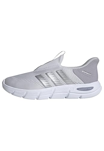 adidas Femme Cloudfoam Flex Slip on Shoes, Dash Grey/Silver Met./Glory Grey, 40 2/3 EU