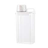 Zambuph Solución de almacenamiento elegante para cereales frescos y organizados en la cocina con contenedor de cereales, caja dispensadora ABS, caja almacenamiento