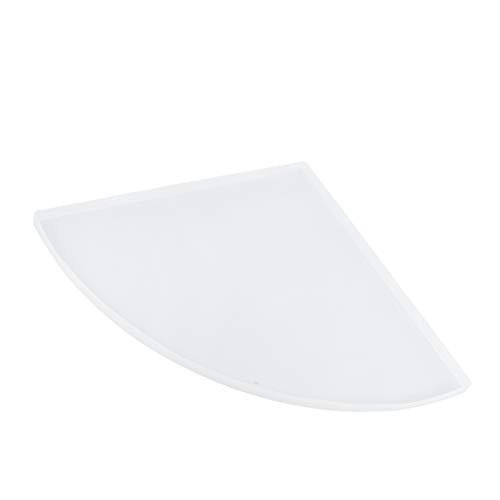 Exceart 0531KI19HN8 Shelf Mold Resin Plate Mold Jewlery Tray Plate Container Mold Agate Silicone Mold Resin Silicone Molds Exquisite Storage Shelf Epoxy Mold Delicate Resin Board White cover