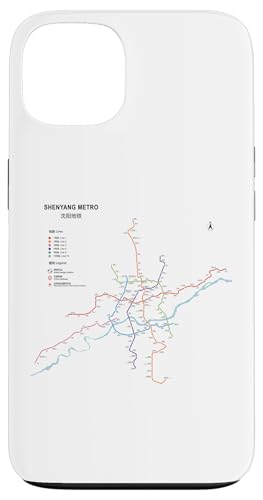 Shenyang China Train Line Railway ? Souvenir Route Map �X�}�z�P�[�X iPhone 13 �p