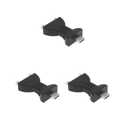 Feriuzymix 3 zestaw przenośny USB męski na 2 RCA żeński zasilacz wideo konwerter HDTV 1 szt