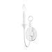 Troy Lighting B1001-GSW Cate - 1 Light Wall Sconce In Transitional Essentials and Thoughtful Simplicity Style-14 Inches Tall and 4.5 Inches Wide, Finish Color: White