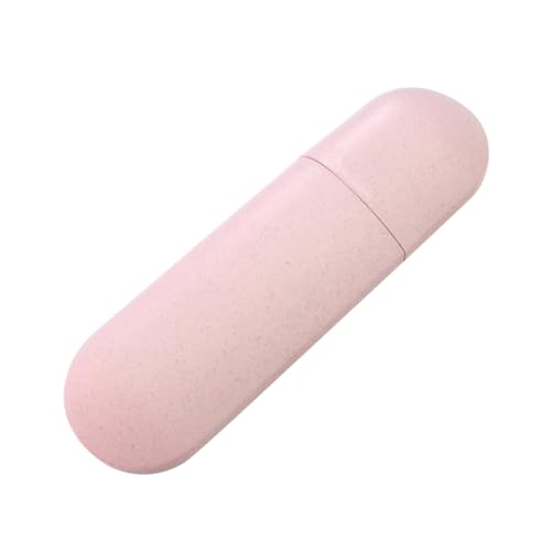 Ipetboom Pink Toothbrush Travel Holder Toothbrush Toothbrush and Toothpaste Holder Pp Toothbrush Holder