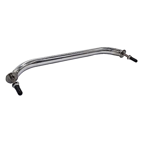 MARINE CITY Handrail Grab Rail Handle, 304 Stainless Steel with Double-End Studs, 16 Inches, Water & Corrosion-Resistant, Ideal for Marines, Boats, Yachts, Kayaks