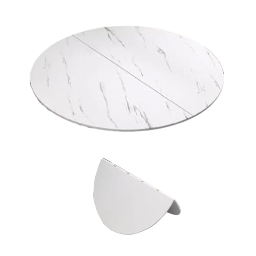 GIBUSHR e[u V  ؐ~܂V ܂肽ݎe[ugbv a 40/60/80/90/100/110cm ϖՐƑϏ rȂ HV̂(White marble,60cm (24in))